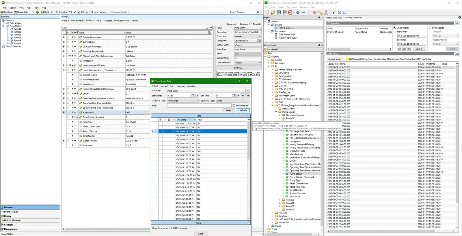 Zero loss in translation between PI and OPC UA